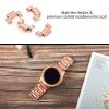 MYBANDZ Klasszikus fém óraszíj rés nélkül - rosegold/ 20mm