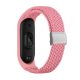 MYBANDZ Mi Band 3/4/5/6/7 - Állítható fonott óraszíj-rózsaszín