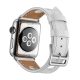 Apple Watch rally bőróraszíj /fehér/ 38/40/41 mm