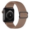 Apple Watch állítható rugalmas szövet óraszíj /barna/ 42/44/45/49 mm