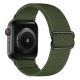 Apple Watch állítható rugalmas szövet óraszíj /khaki/ 38/40/41 mm