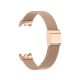 MYBANDZ Mi Band 8 - Csatos milánói fém óraszíj - rosegold