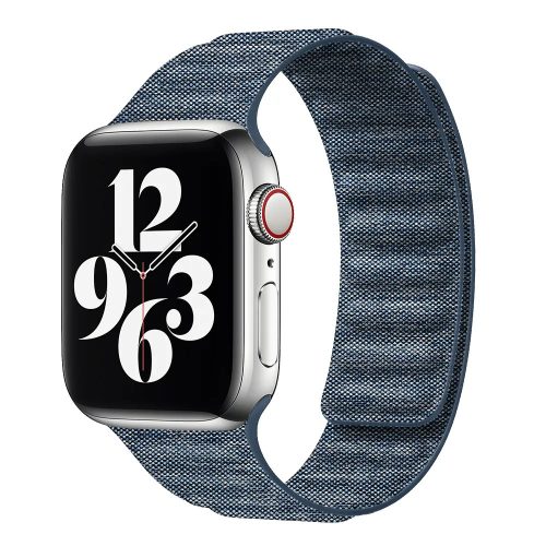 Apple Watch két részes mágneses szövet pánt /farmer/ 38/40/41 mm