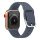 Apple Watch csatos szilikon óraszíj /szürkés-kék/ 42/44/45/49 mm