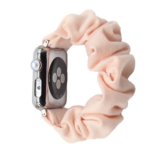 Apple Watch  scrunchie óraszíj-púder 42/44/45 és 49 mm