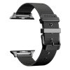 Apple Watch csatos milánói fém óraszíj /fekete/ 38/40/41 mm