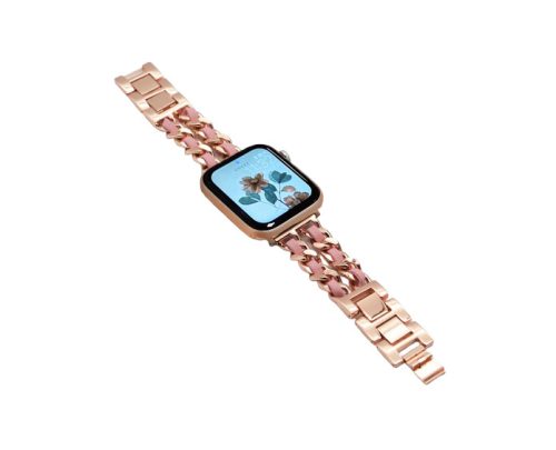 Apple Watch Dubaj óraszíj / rosegold-púder / 38/40/41 mm