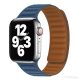 Apple Watch két részes mágneses szilikon pánt /sötétkék/ 42/44/45/49 mm