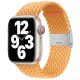 Apple Watch állítható fonott óraszíj /sárga/ 38/40/41 mm