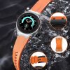 Mybandz Element szilikon óraszíj-Samsung Galaxy Watch 4-5-6/fekete-ezüst/20mm