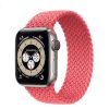 Apple Watch fonott rugalmas szövet óraszíj /pink/ 38/40 és 41 mm