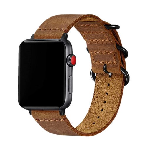 Apple Watch vintage bőróraszíj-barna 42/44/45 és 49 mm