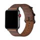 Apple Watch vintage bőróraszíj-sötét barna 42/44/45 és 49 mm