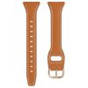 MYBANDZ Elegáns slim bőróraszíj rosegold csattal /barna/20mm