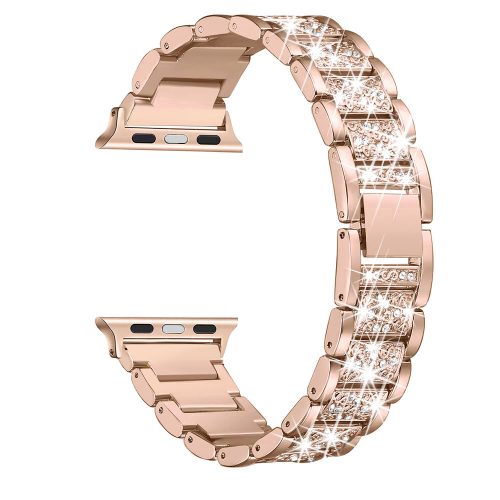 Apple Watch DIamond fém szíj / rosegold / 38/40/41 mm