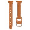 MYBANDZ Elegáns slim bőróraszíj rosegold csattal /barna/22mm